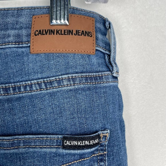 Calvin Klein Jeans Repreve Strait Leg Mid Rise Stretch Medium Wash SZ 10 30Waist - Picture 5 of 13